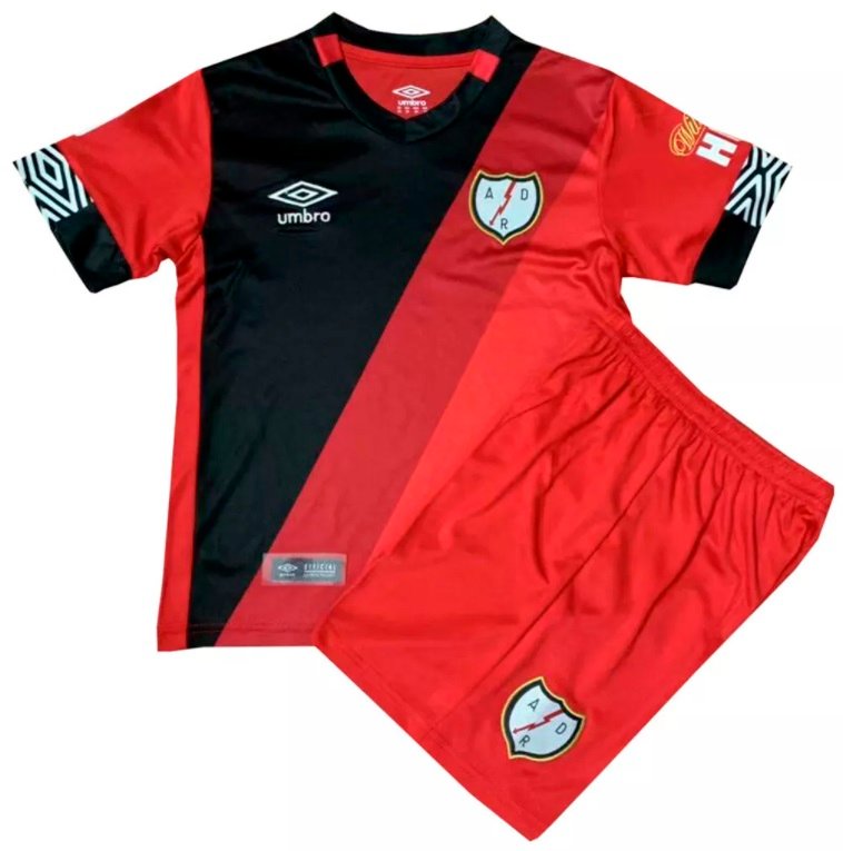 Kit infantil oficial umbro Rayo Vallecano 2020 2021 III jogador